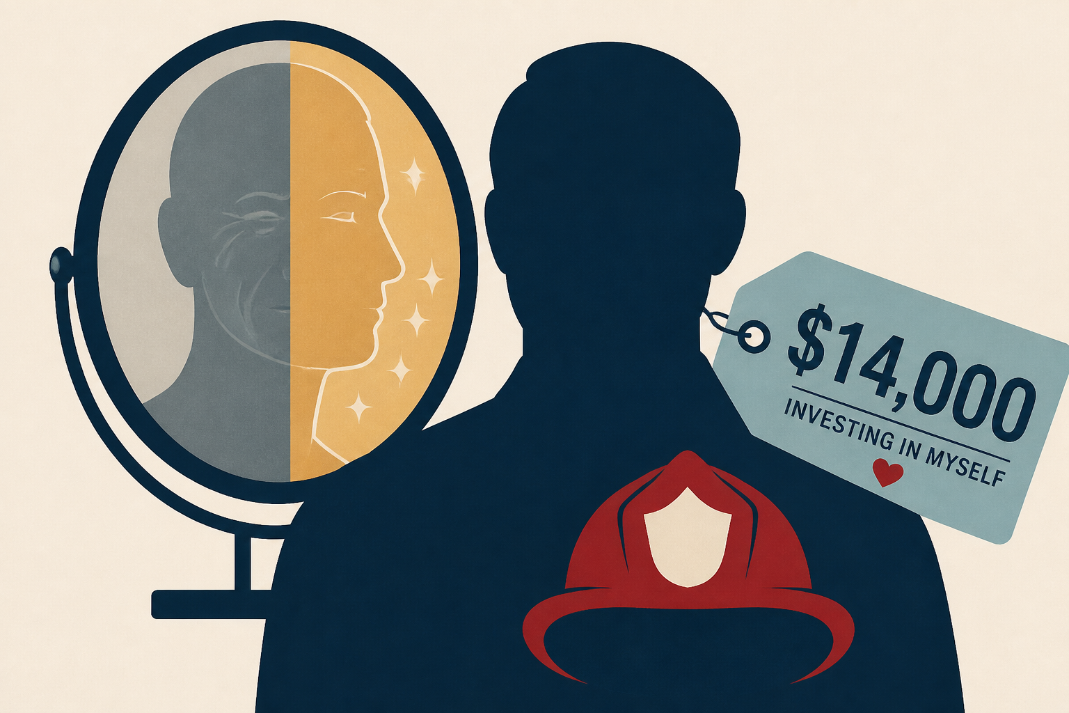 I'm a retired firefighter. I spent $14,000 on plastic surgery in my 50s, and I'm not ashamed.