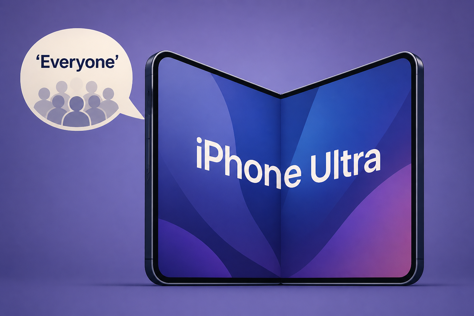 'Everyone' at Apple Apparently Calls Foldable 'iPhone Ultra'
