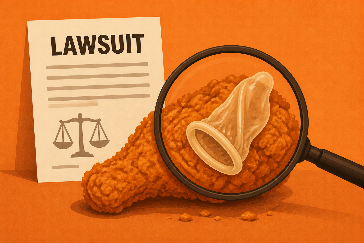Popeyes lawsuit alleges 'condom-like' object found in chicken