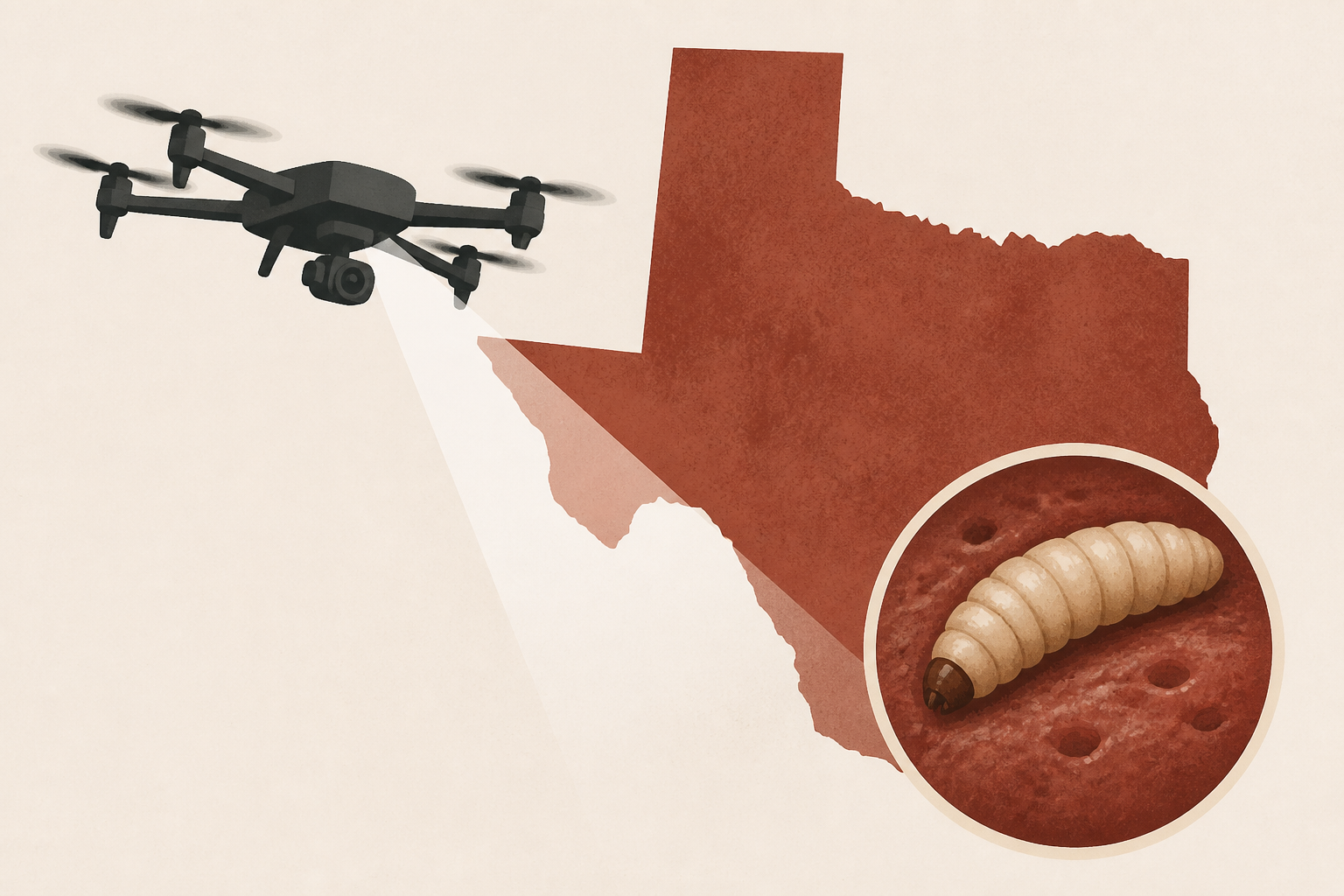 US boosts drone surveillance as flesh-eating screwworms spread in Texas