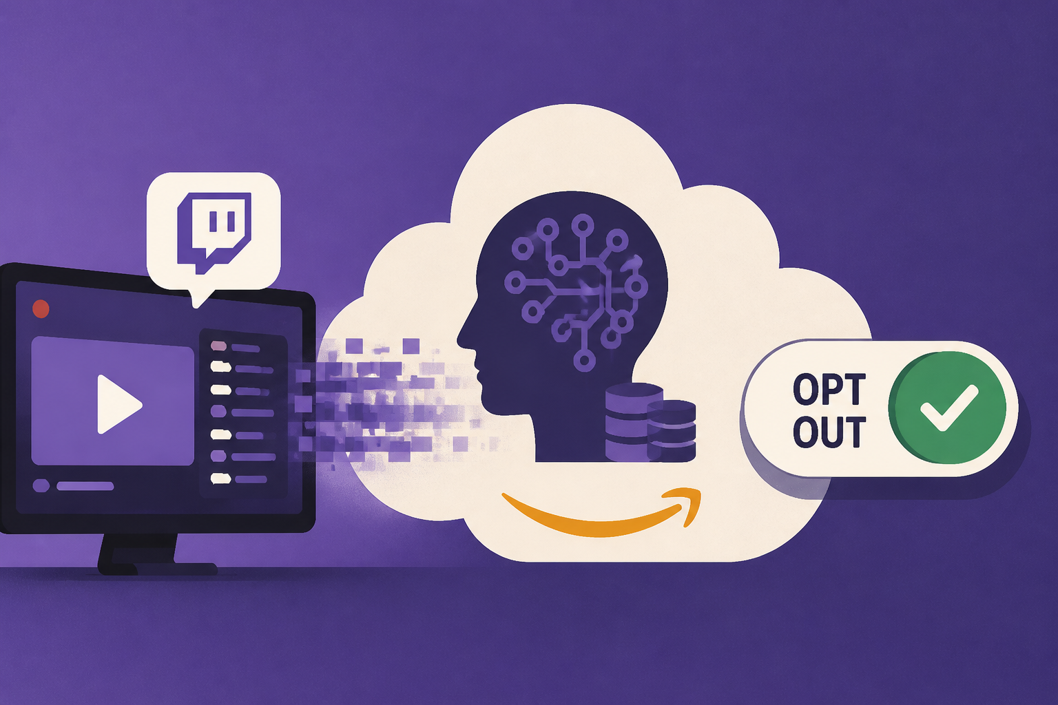 Twitch content has trained Amazon AI for years, but users can opt out now