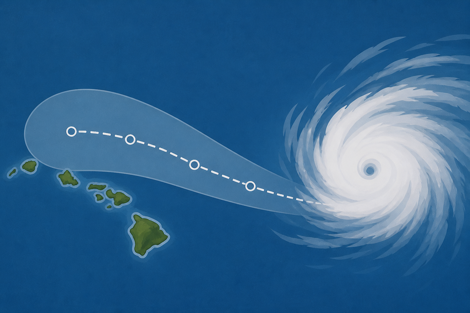 Tropical storm coming to Hawaii. Updates on forecast, storm path