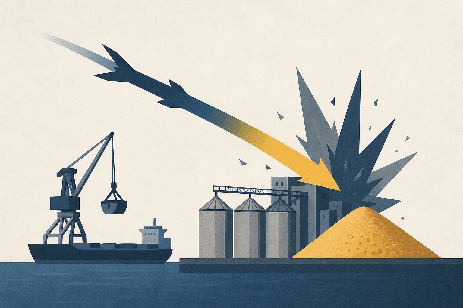Ukraine hits Russia's Novorossiysk port, grain terminals