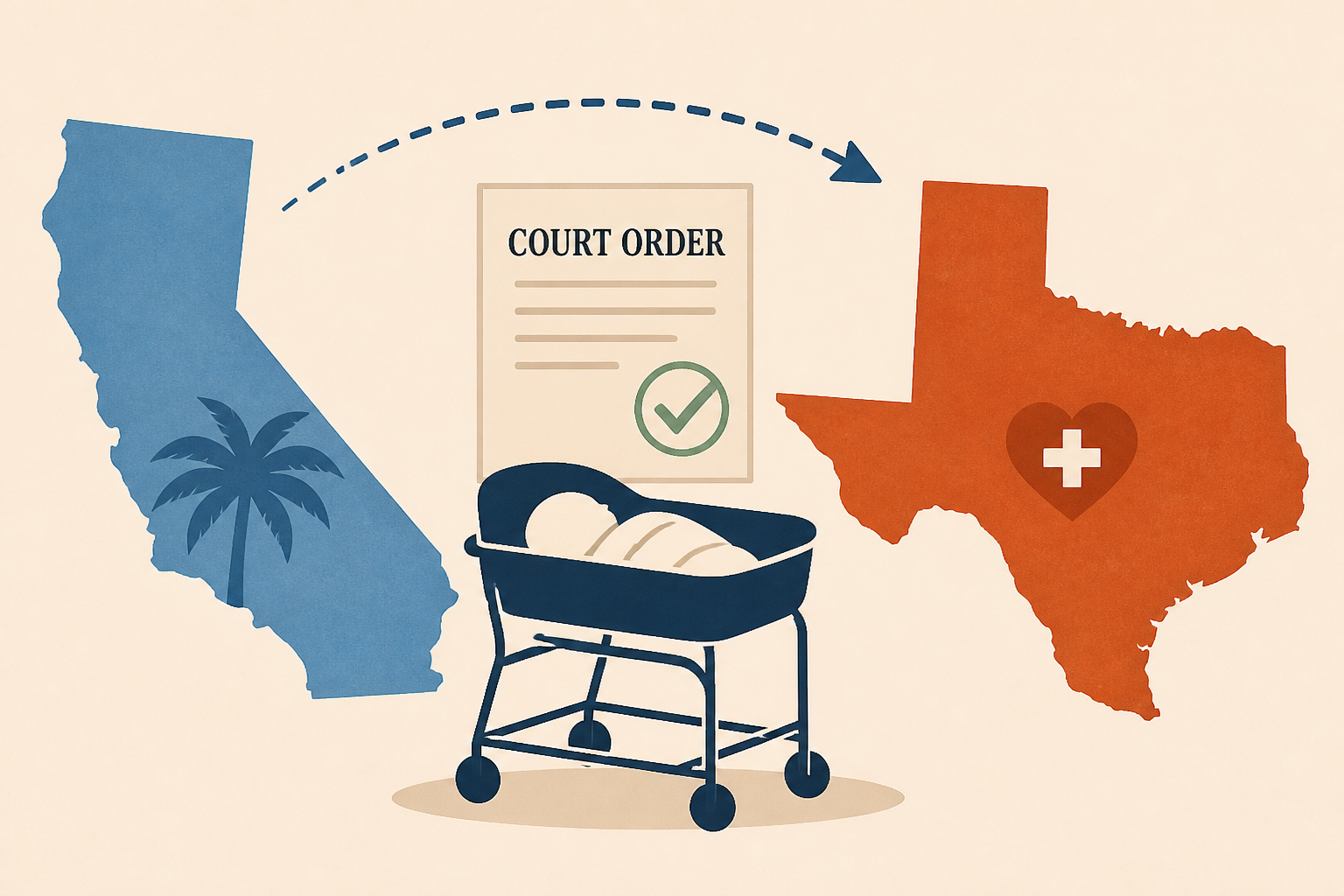 California couple’s surrogate gives birth in Texas after judge orders life-saving care