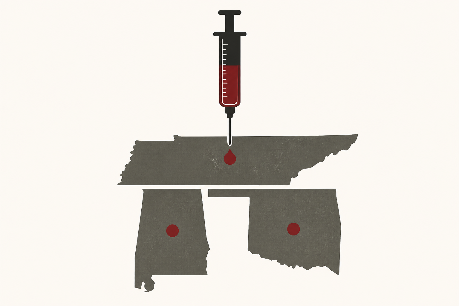 3 men set for lethal injection on same day in Tennessee, Alabama and Oklahoma