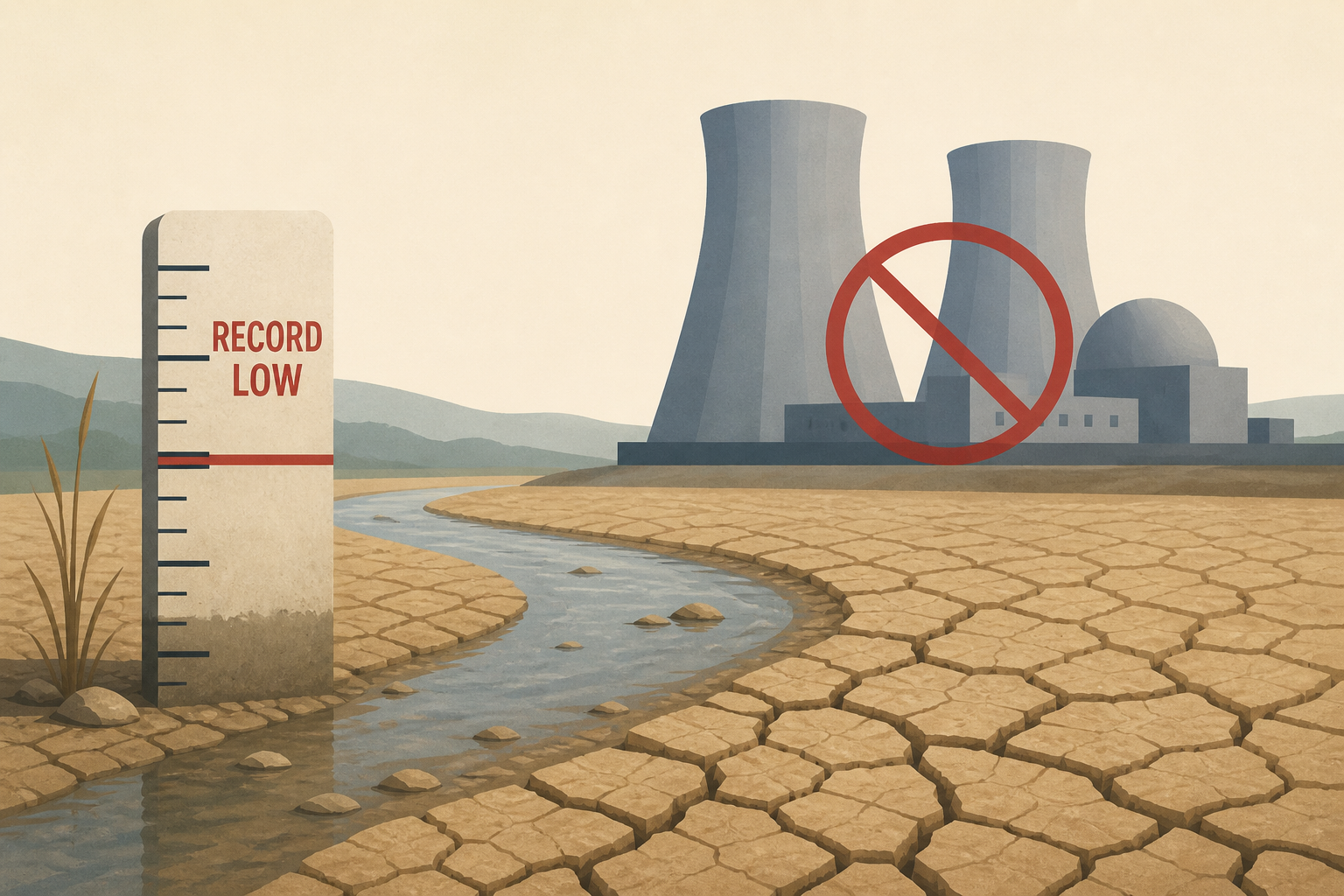 Record Low Danube Closes Nuclear Reactors