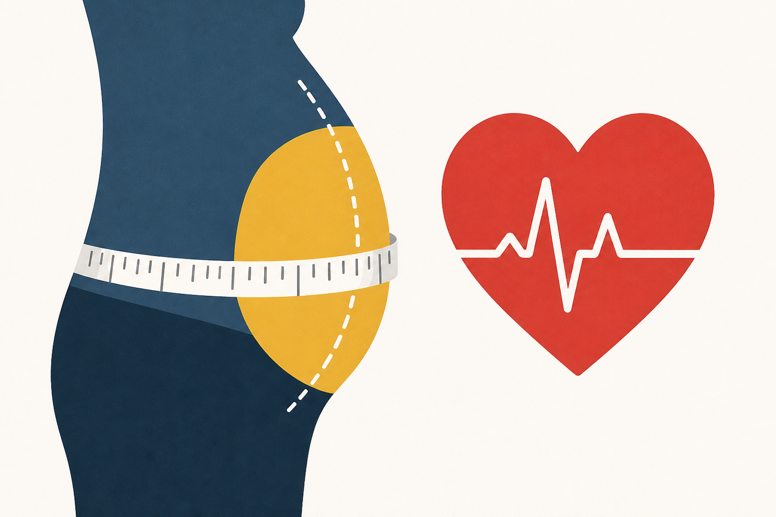 Belly fat may be a better predictor of heart disease risk than BMI, study finds