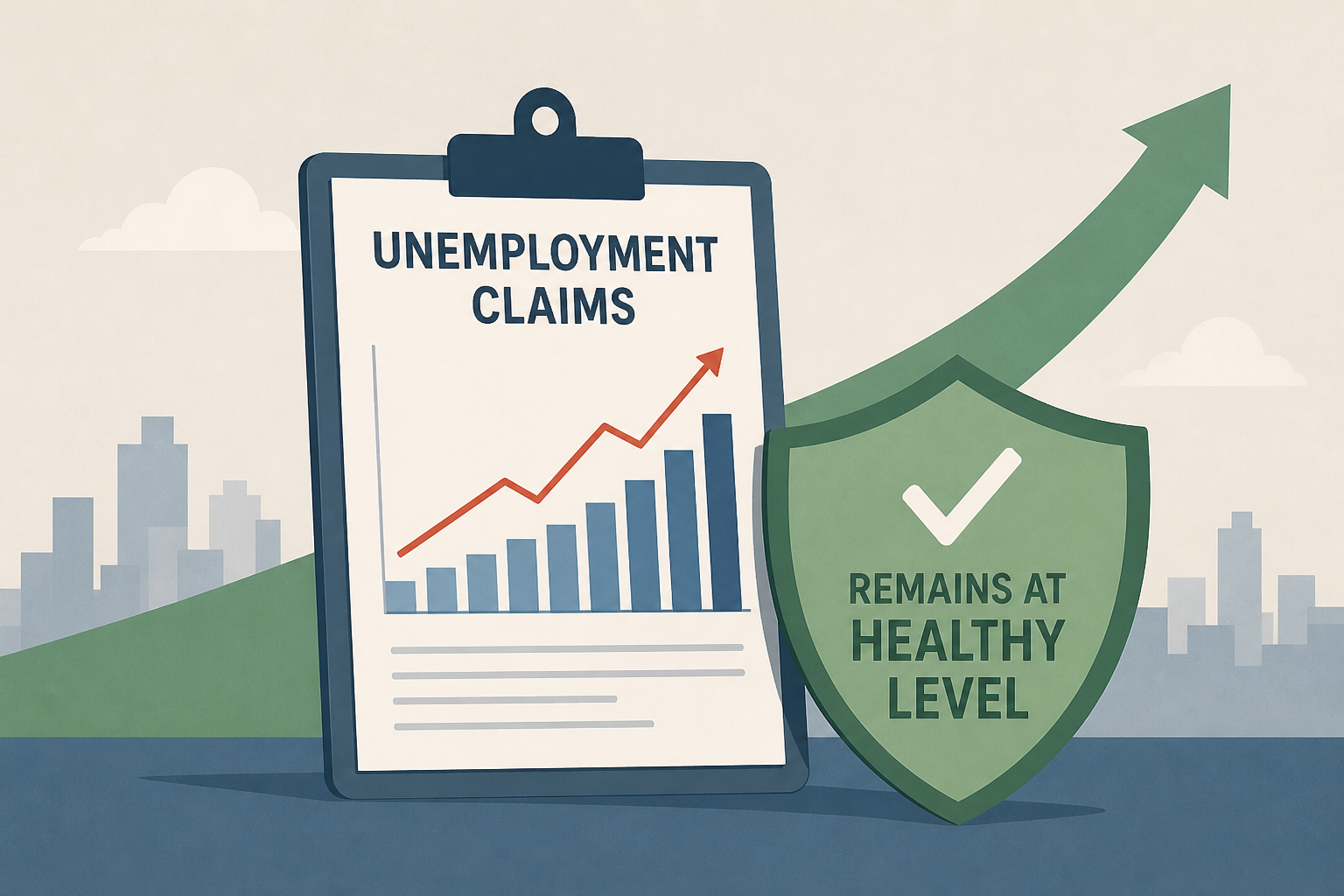 US unemployment claims rise but remain at healthy level