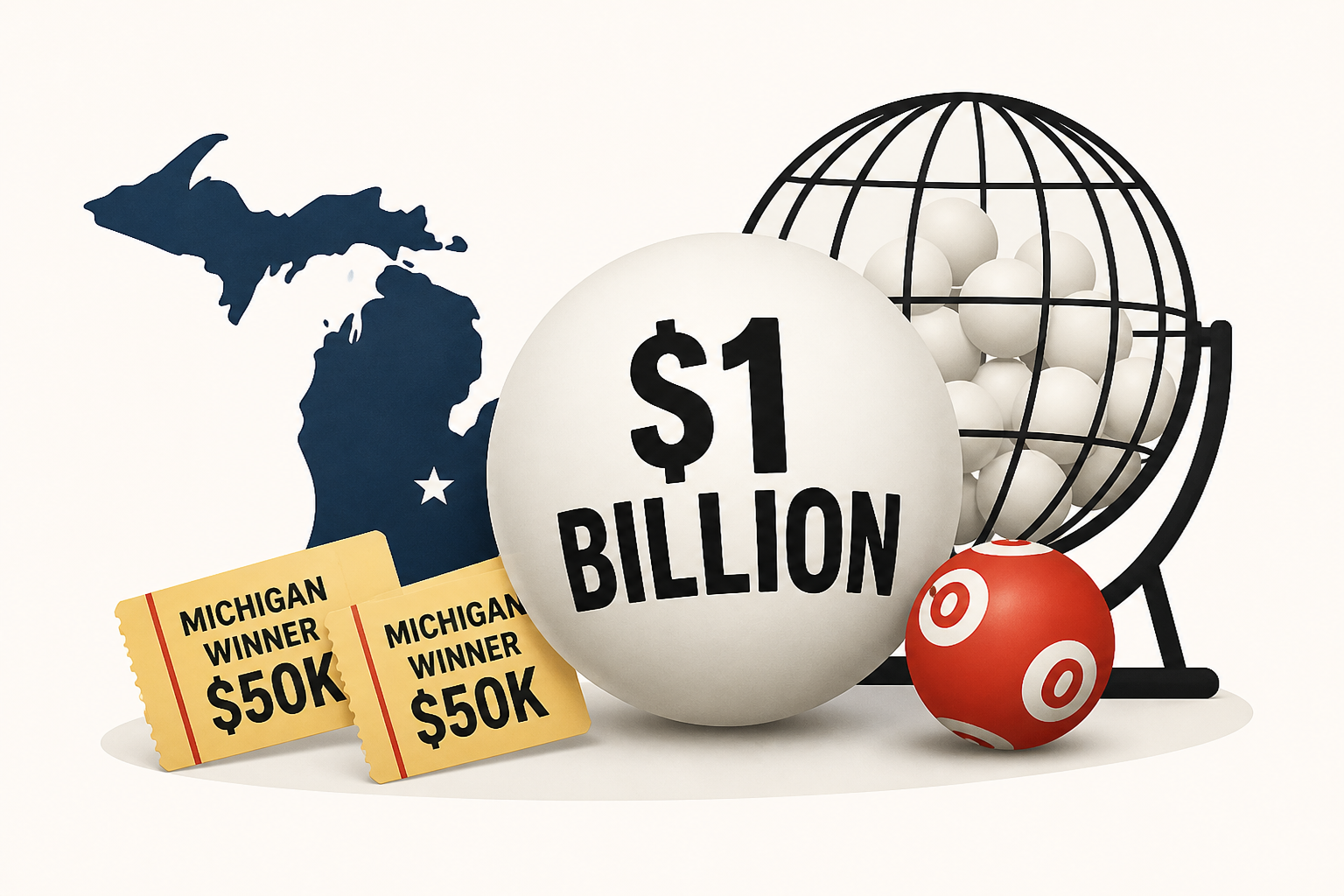 Powerball winner takes $1 billion prize; 2 Michigan tickets worth $50K