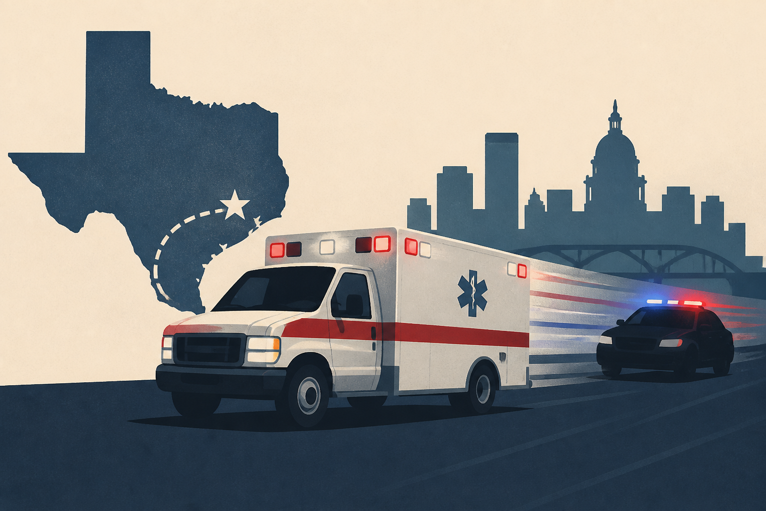 Fort Worth stolen ambulance involved in DPS chase, shooting in Austin
