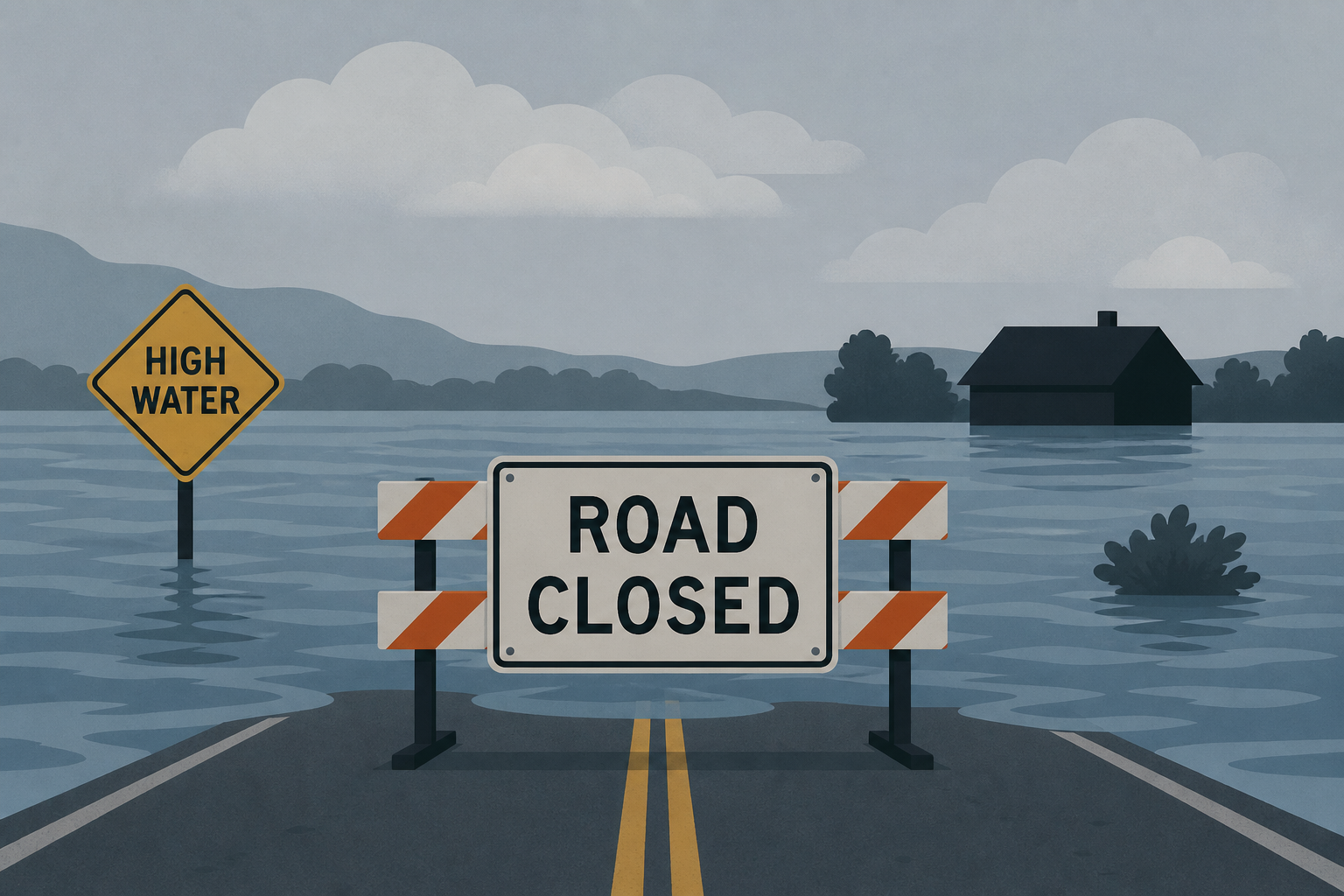 Floodwaters block roads, prompt evacuations in southeastern Indiana