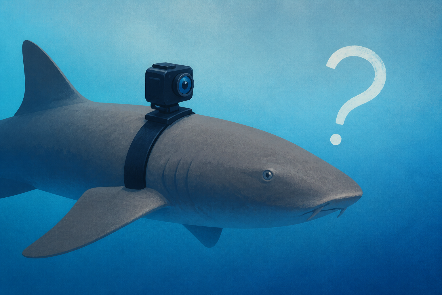 "What is that?" Researchers put a camera on a nurse shark in Florida. They didn't expect it to film this