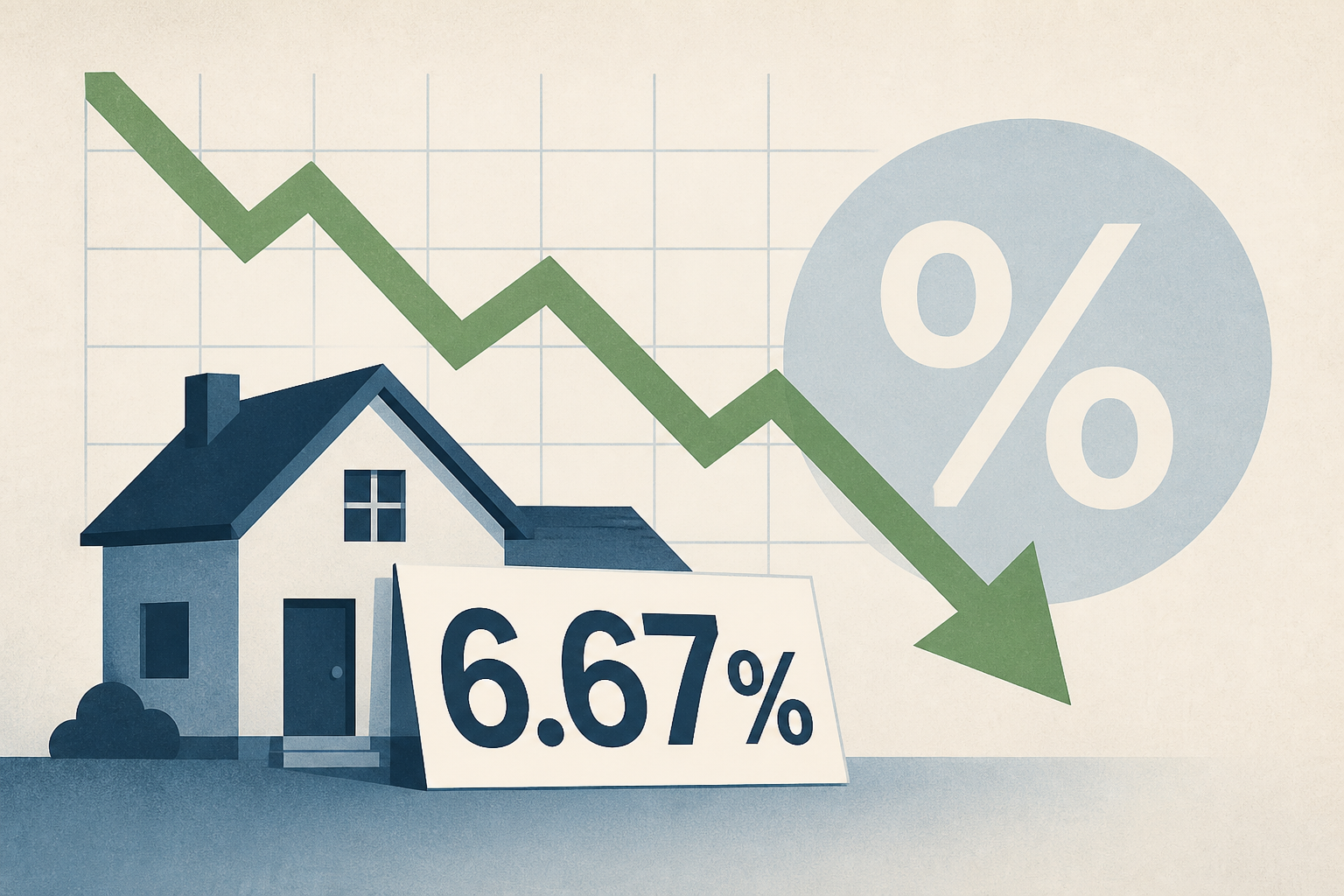 Mortgage rates fall to 6.67%: Freddie Mac