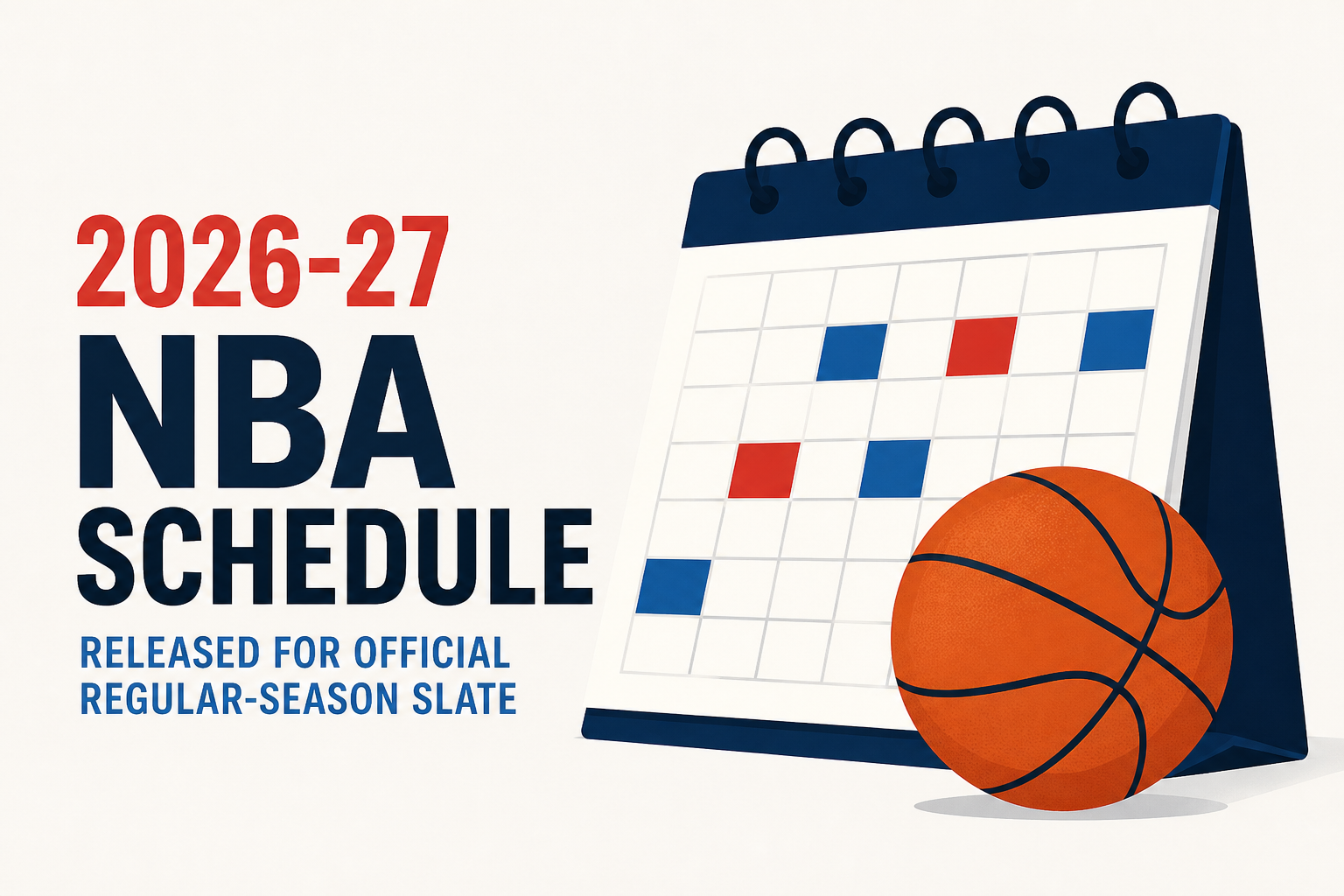 2026-27 NBA Schedule Released for Official Regular-Season Slate