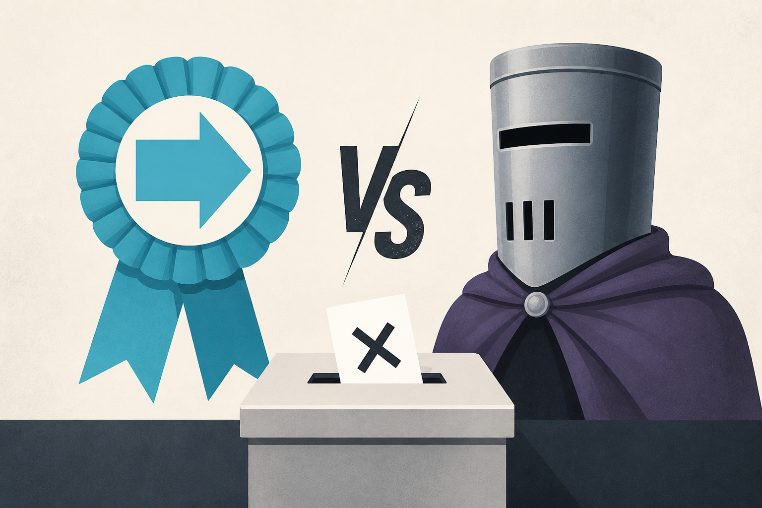 Reform UK leader Nigel Farage and Count Binface go head-to-head in snap UK poll
