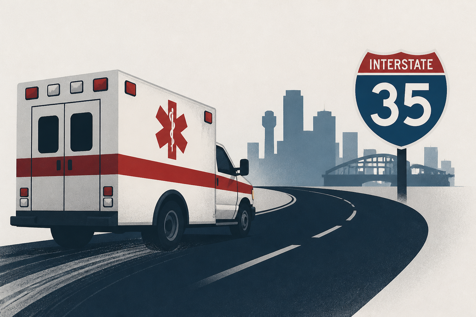 Trooper fatally shoots driver of stolen Fort Worth ambulance after I-35 chase