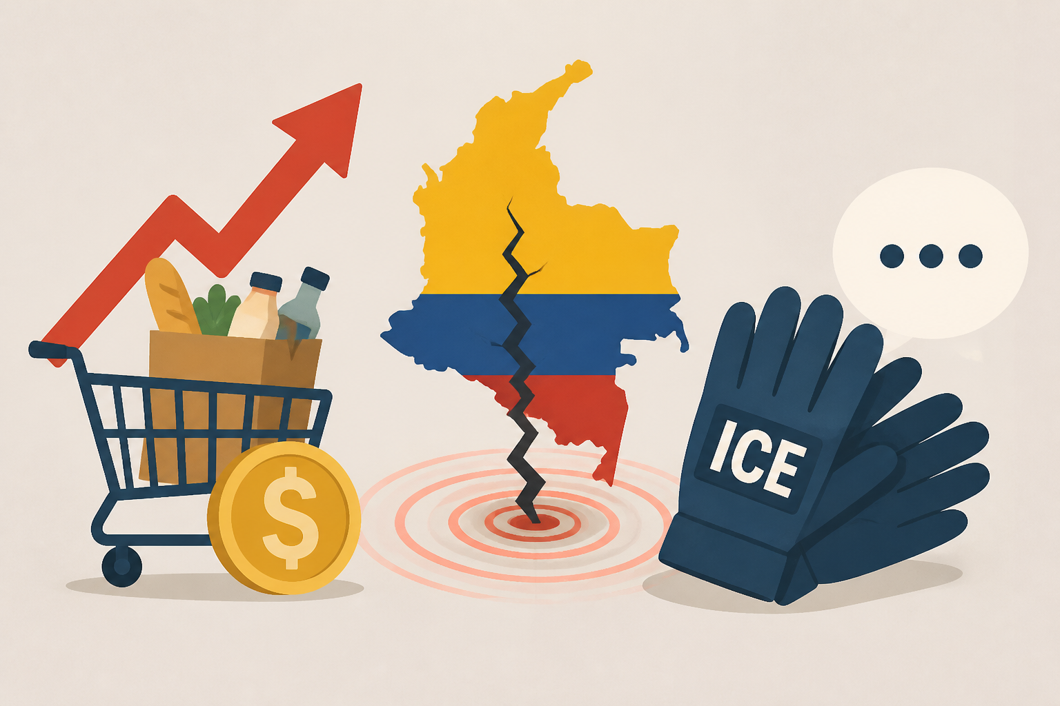 Inflation; Colombia earthquake; ICE gloves; Leavitt : NPR