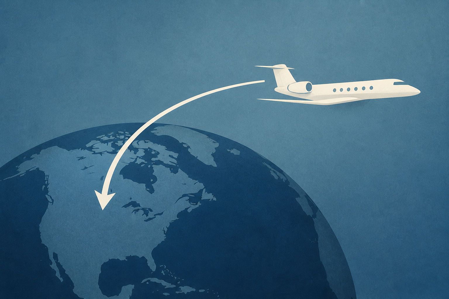 Rare government plane spotted flying back to the US