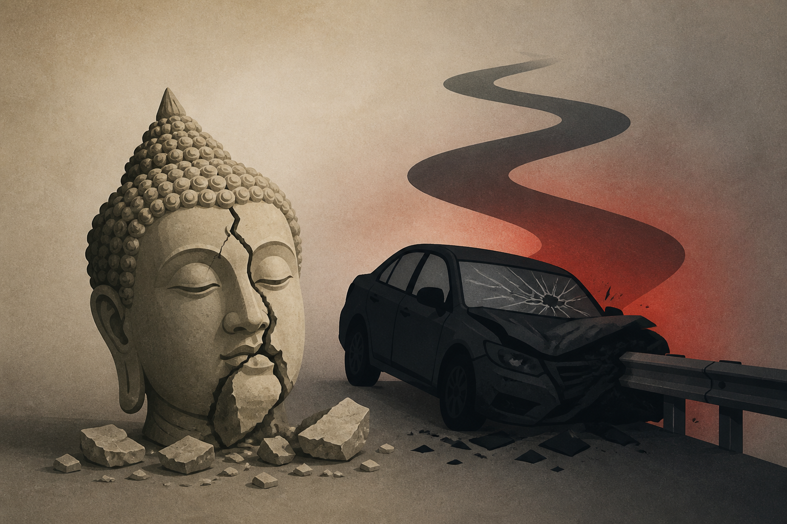 Influencer Who Destroyed Buddhist Statue to Test a Curse Dies After Car Crash