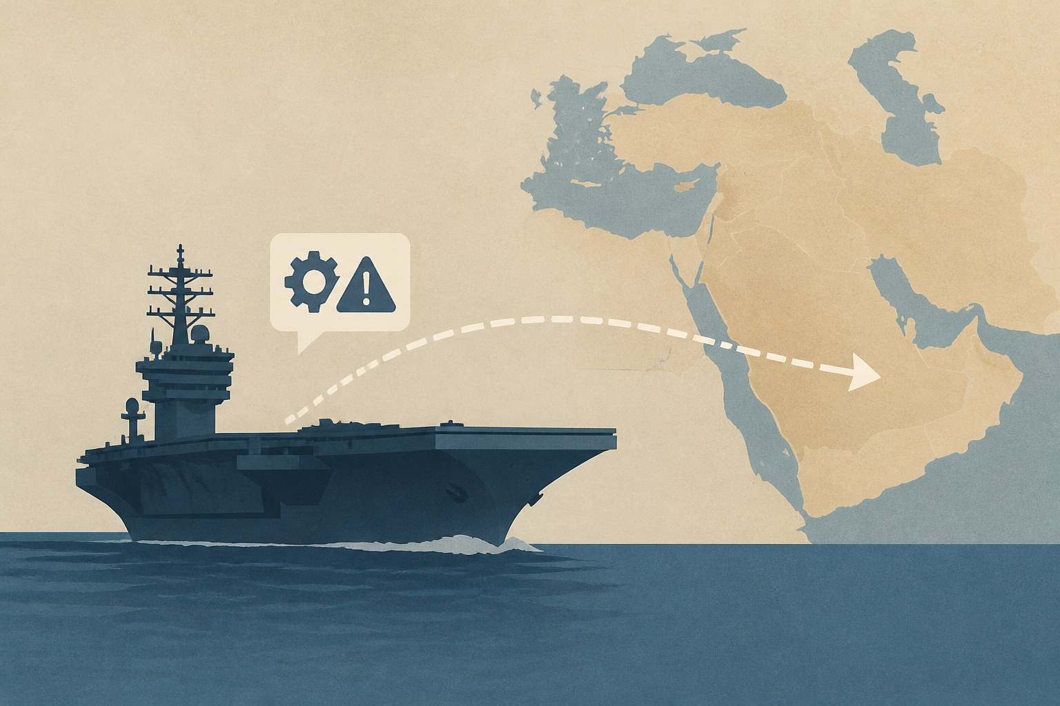 Carrier heads toward Mideast as reports of issues aboard USS Lincoln emerge