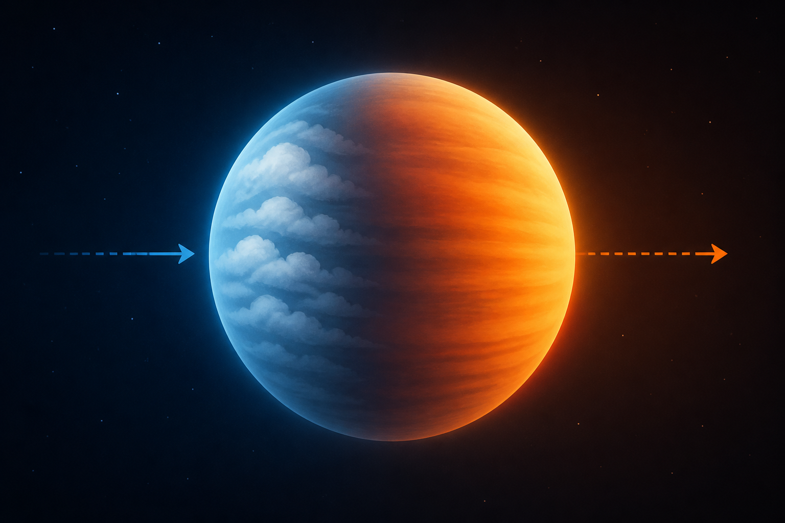 A planet nearly 700 light-years away has clouds that form on its cooler morning side and disappear by the time the atmosphere reaches its scorching evening side. James Webb has given astronomers their