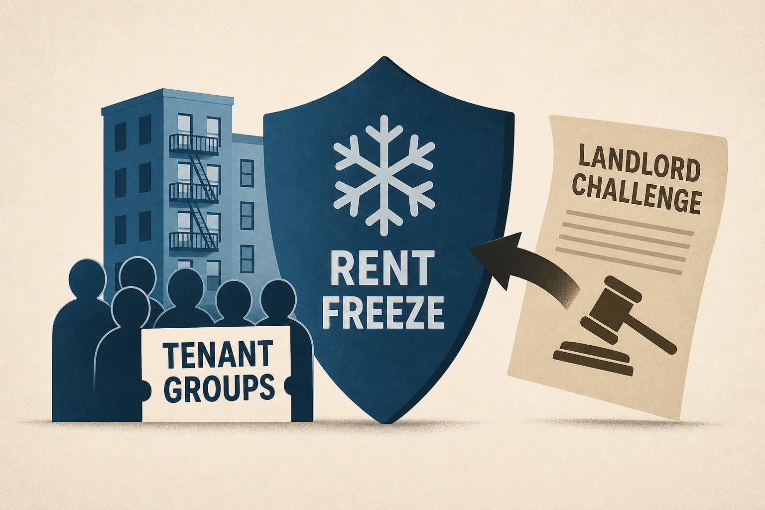 Tenant groups intervene to save Mamdani's rent freeze after landlord challenge