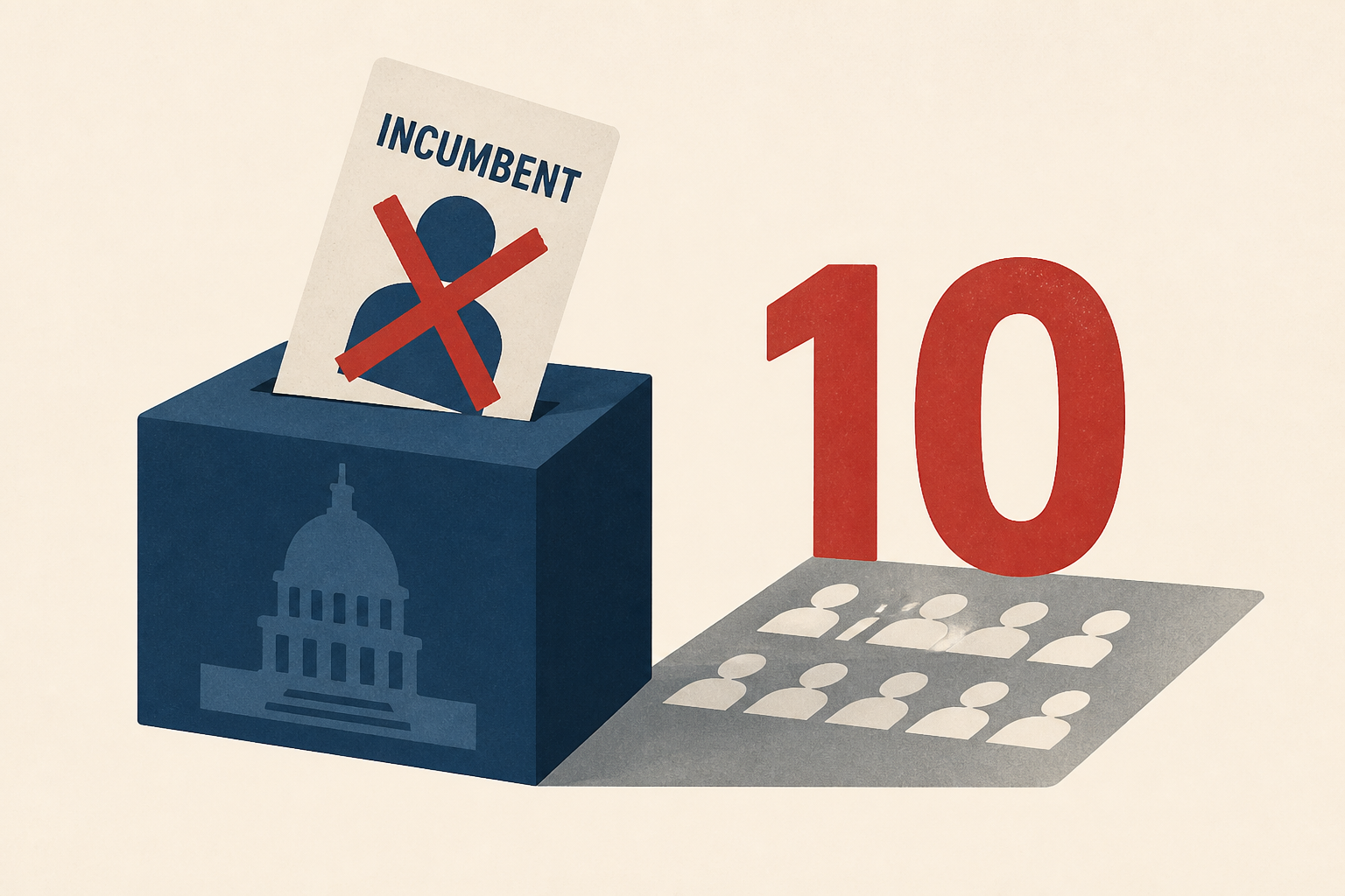 10 US House incumbent lawmakers have lost 2026 primaries so far