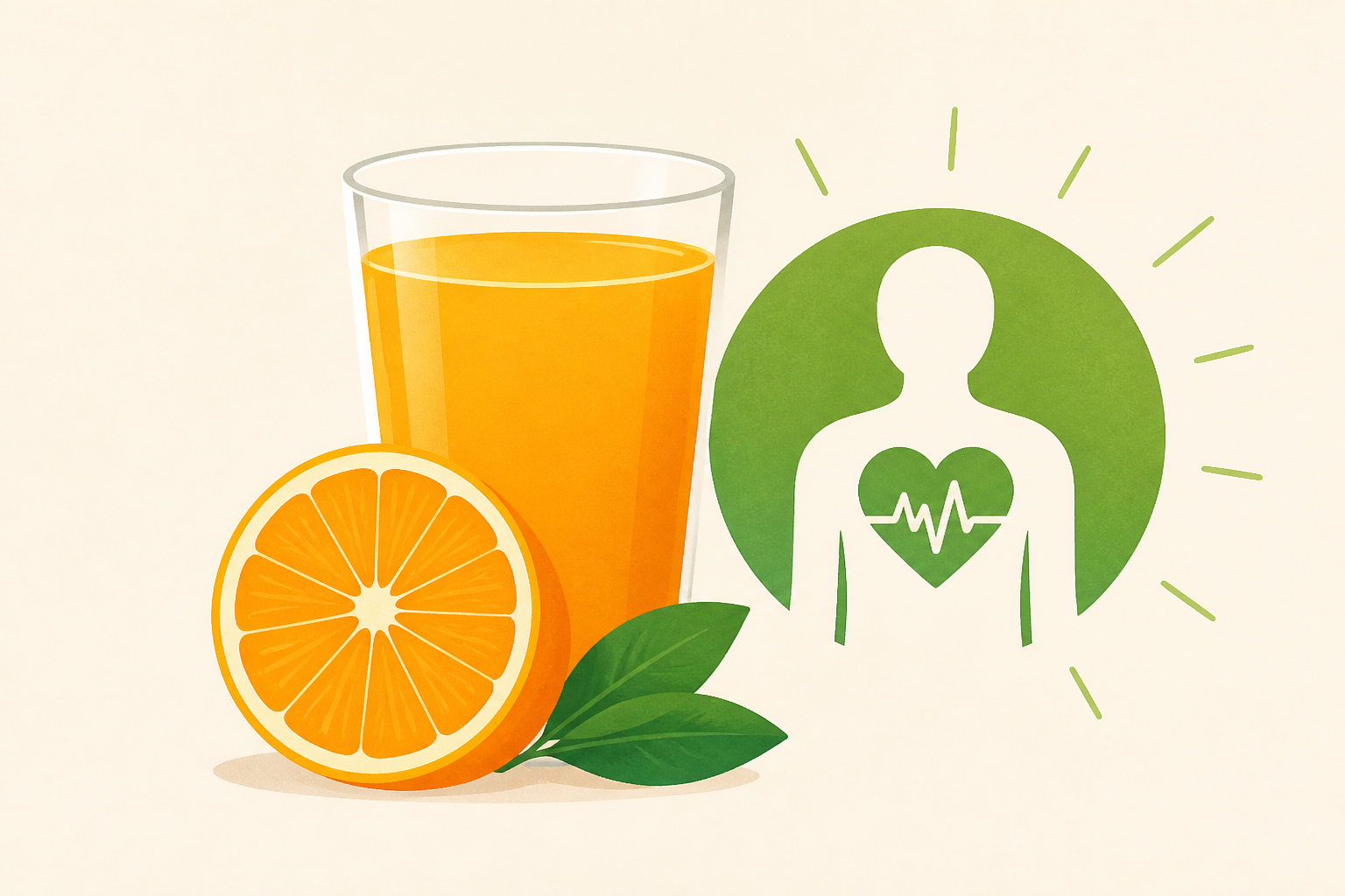 Does drinking orange juice have health benefits?