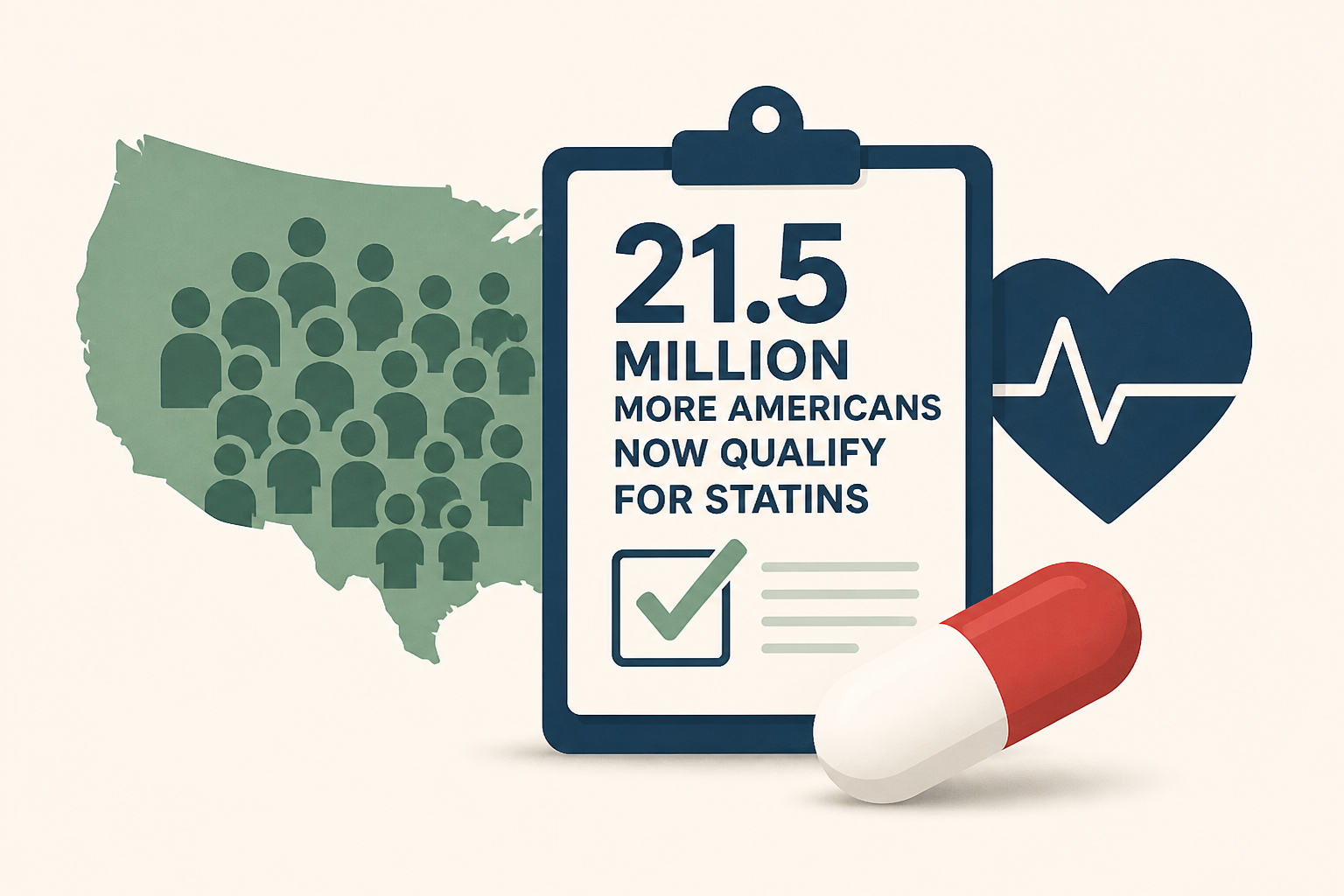 21.5 Million More Americans Now Qualify for Statins. Are You One of Them?