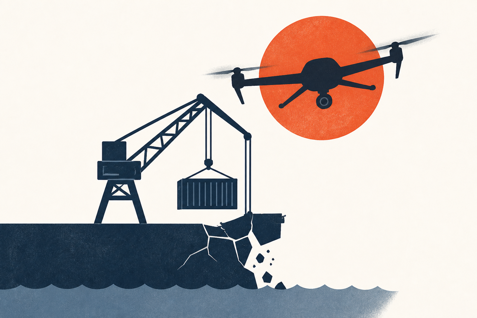 Port infrastructure damaged in Ukrainian drone strike on Russia's Leningrad Oblast, governor says