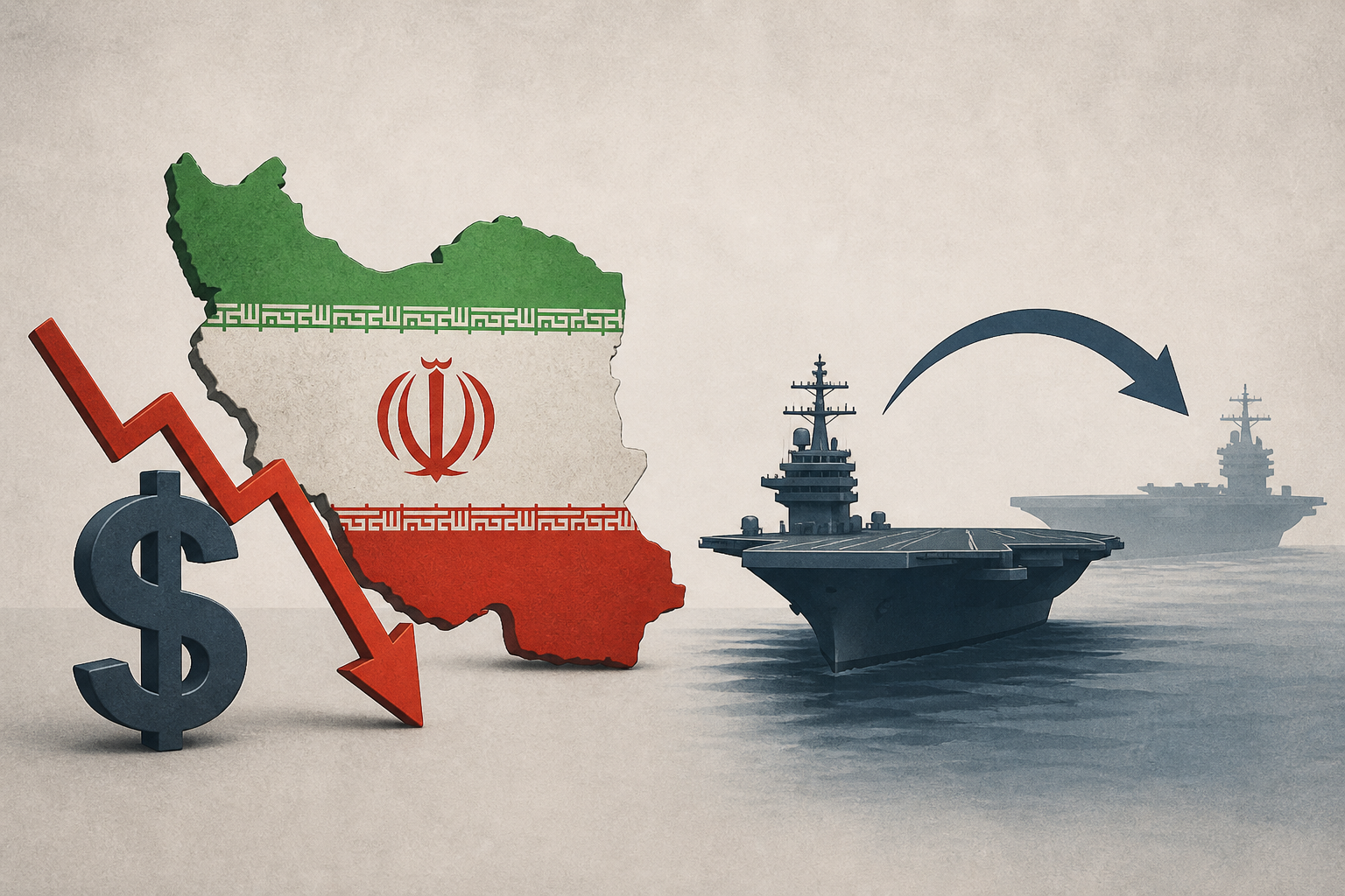 U.S. to use new economic tactics on Iran; Navy to relieve carrier