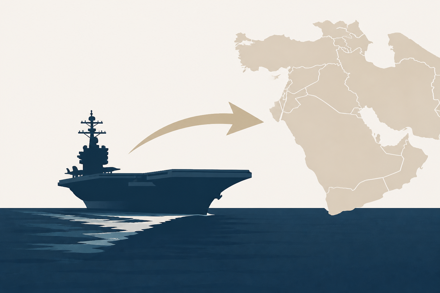 New aircraft carrier heads toward Mideast after reports of issues on long-deployed USS Lincoln