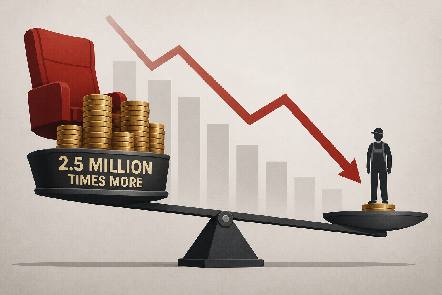 Tesla pays Musk 2.5 million times more than average worker, even as profits drop