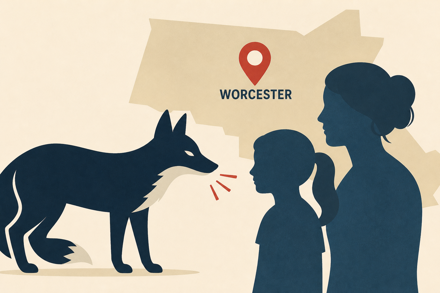 old girl, woman, bit by fox in Worcester, officials say