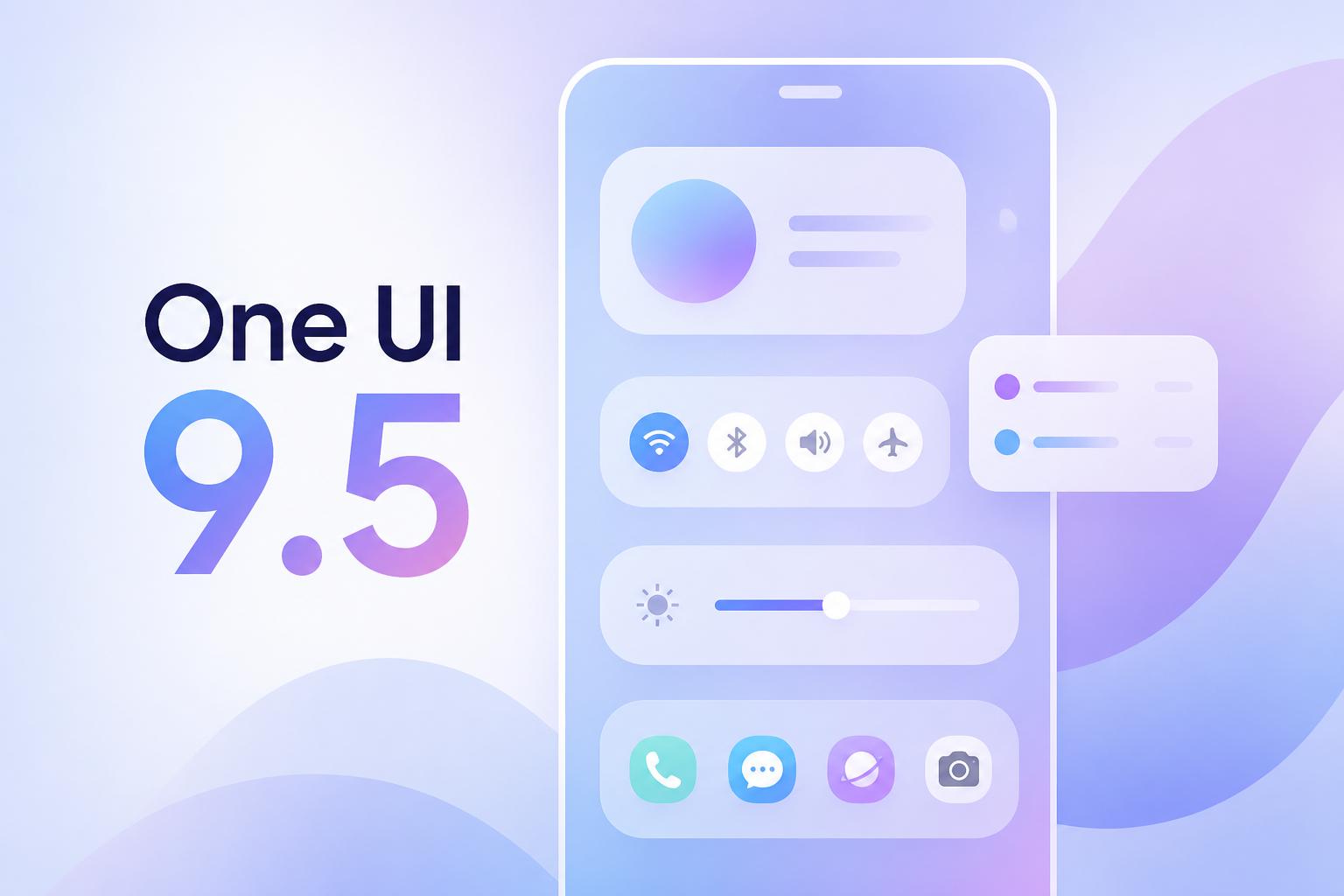 Here's your first look at One UI 9.5 design!