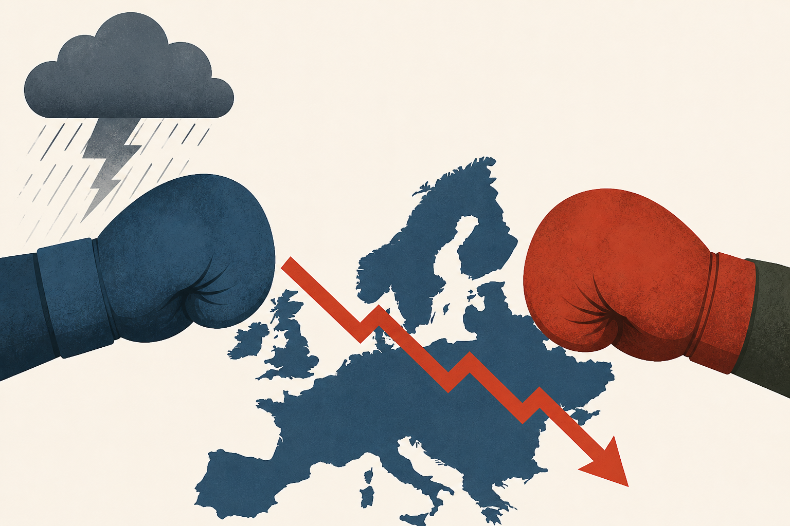 Europe’s economy faces a one-two punch from extreme weather and war