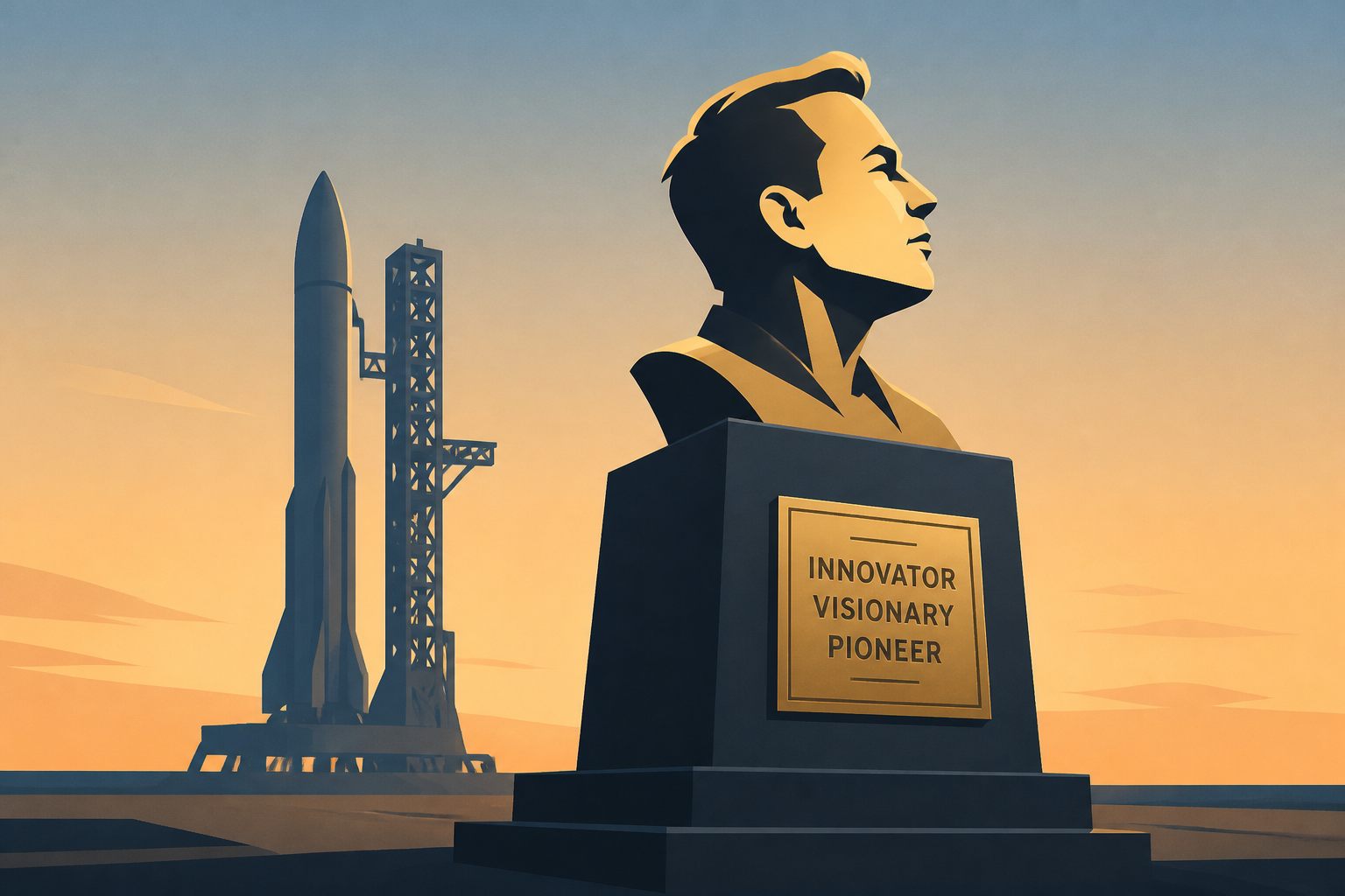 SpaceX Starbase Is Getting a Few Monuments Dedicated to Elon Musk