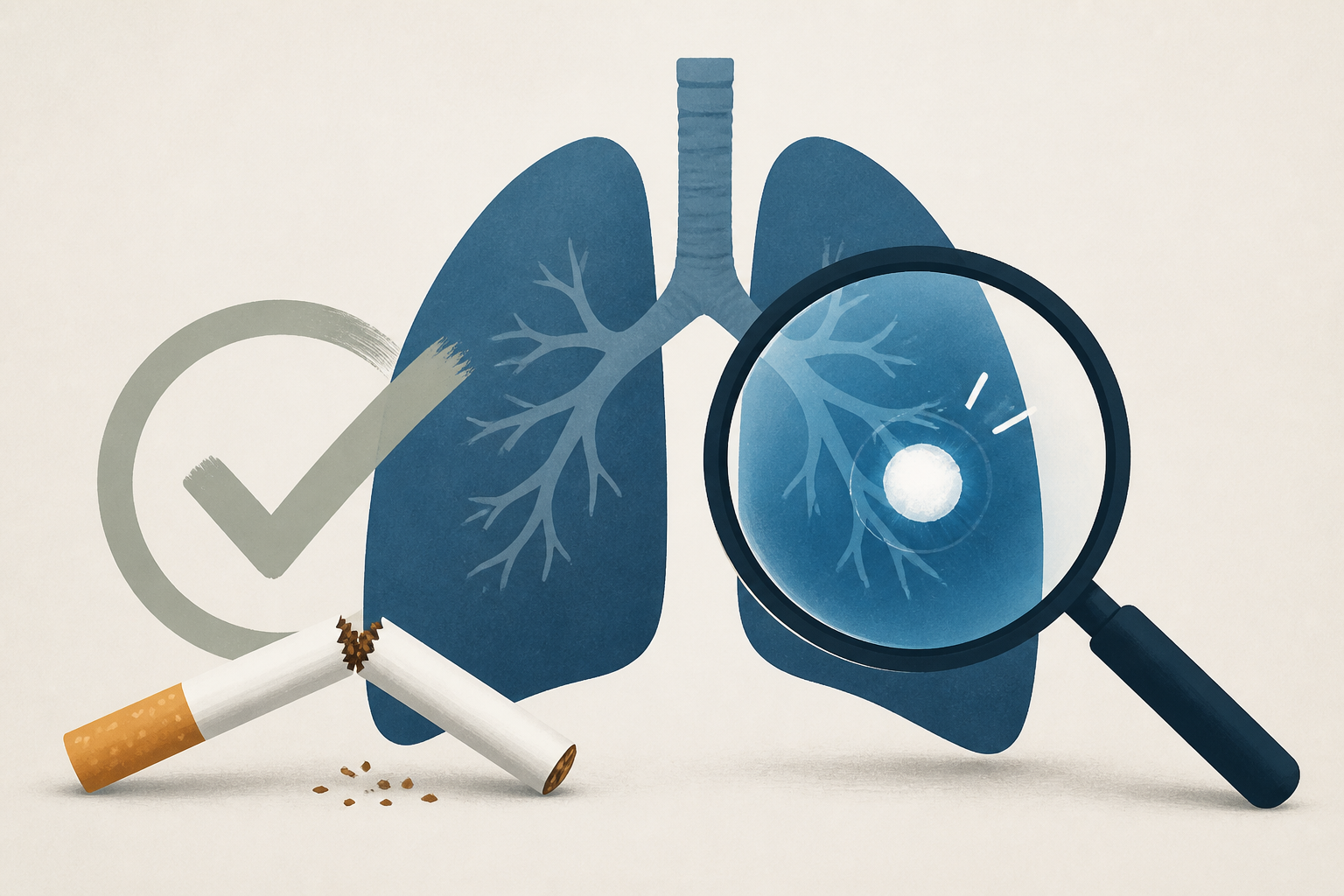 Years after he quit smoking, a lung cancer scan saved his life