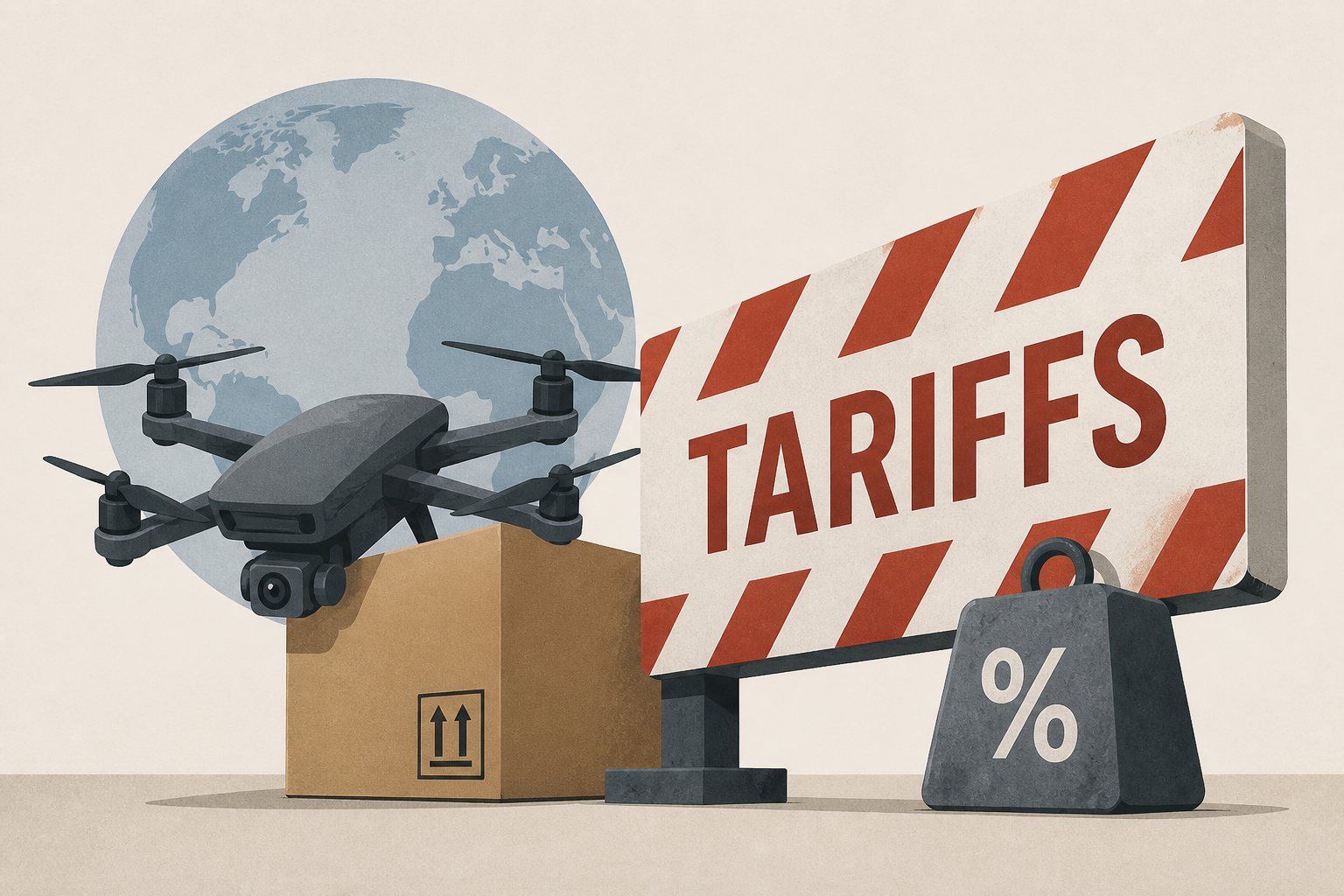 Trump imposes steep tariffs on drone imports