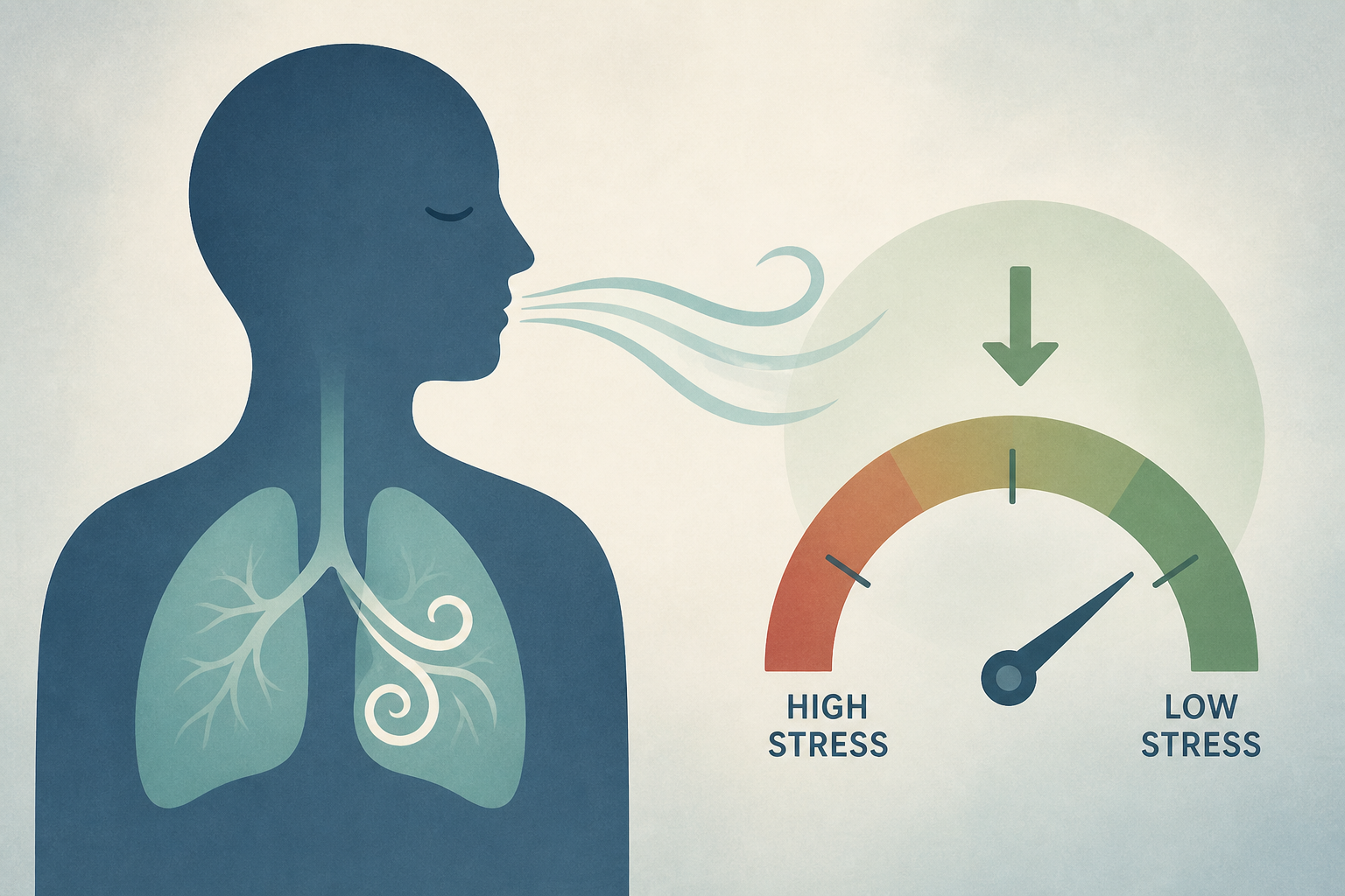 Breathing exercises blunt the body's physical reaction to acute stress