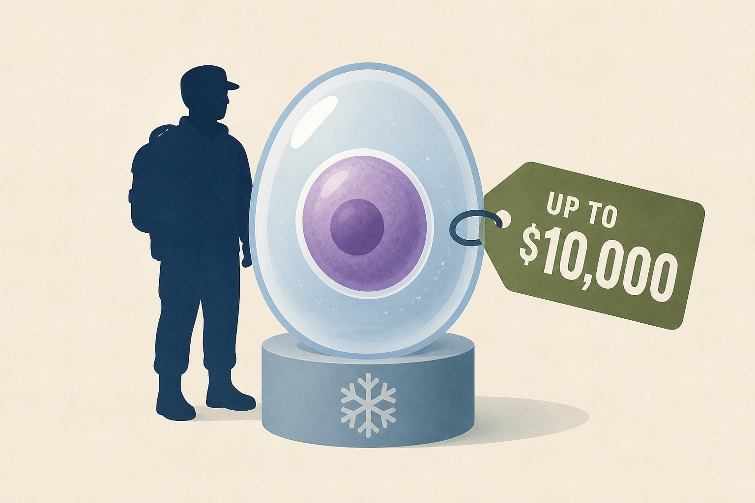 Troops can get up to $10,000 to freeze eggs under new pilot