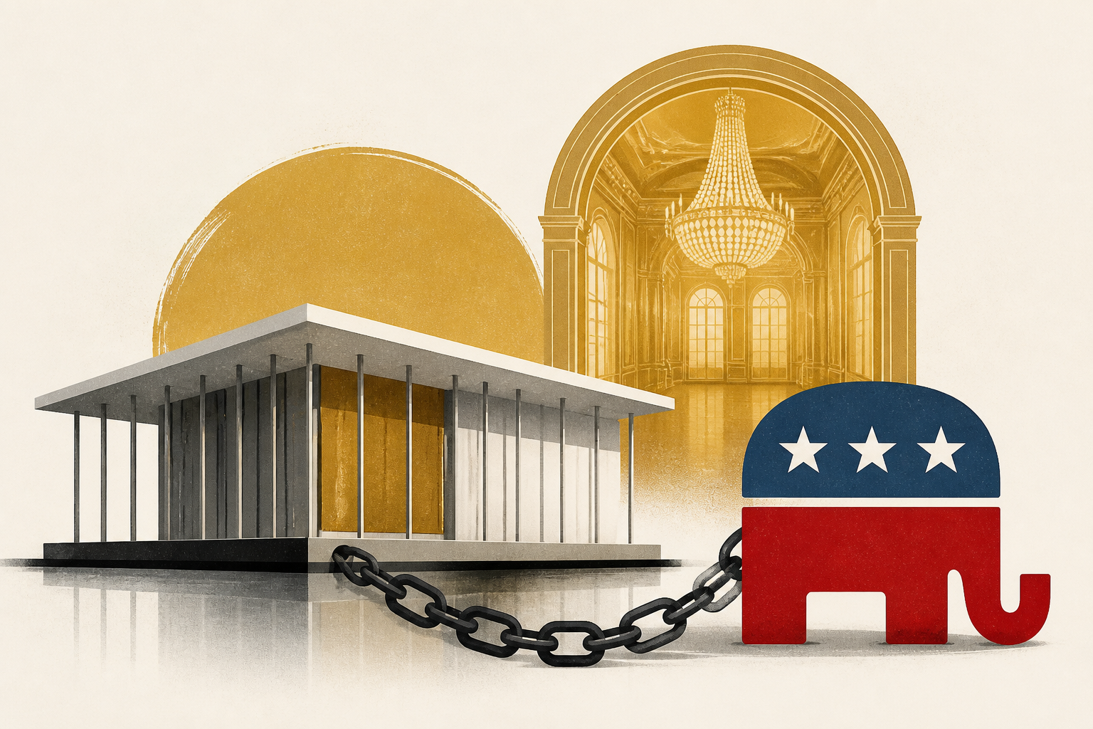 Trump’s Kennedy Center and ballroom fixations will be a problem for the GOP