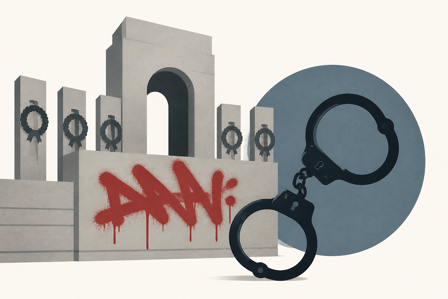 Woman arrested and facing felony charges in World War II Memorial vandalism case, DOJ says
