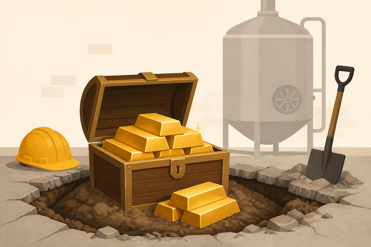 Builders find $10 million in gold during brewery renovation