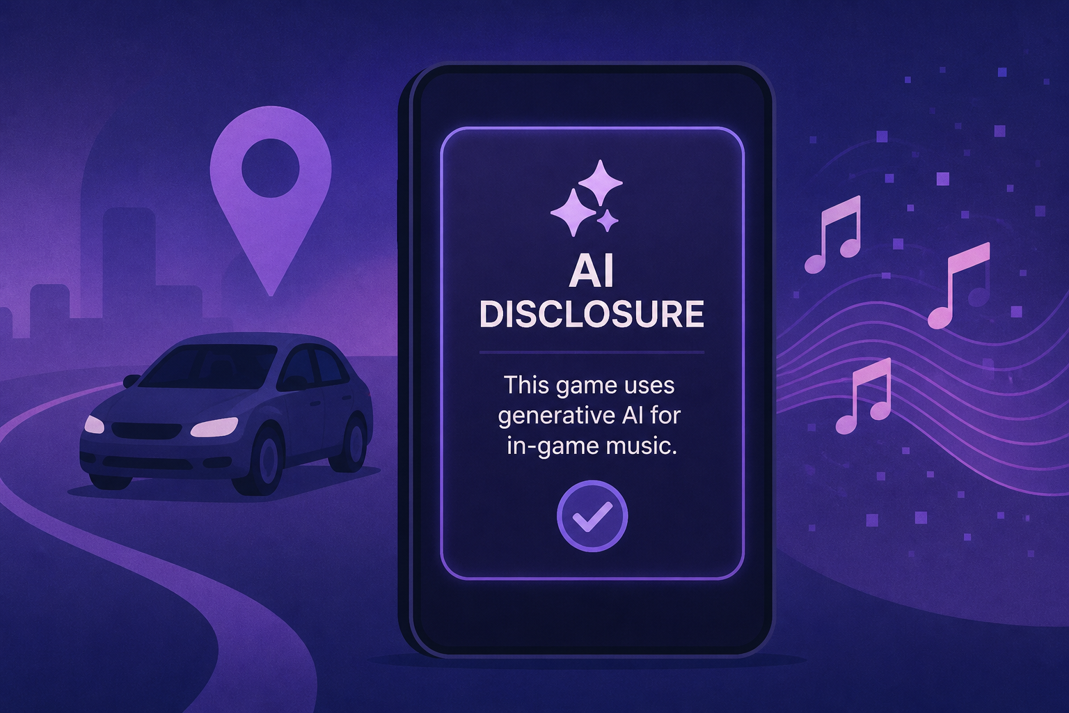 Rideshare Stimulator finally gets its genAI disclosure after much Saber-rattling, and it turns out the game also uses the tech for in-game music