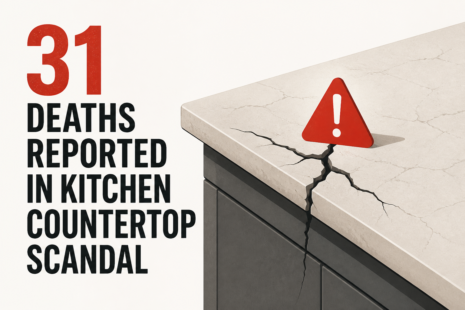 31 Deaths Reported in Kitchen Countertop Scandal