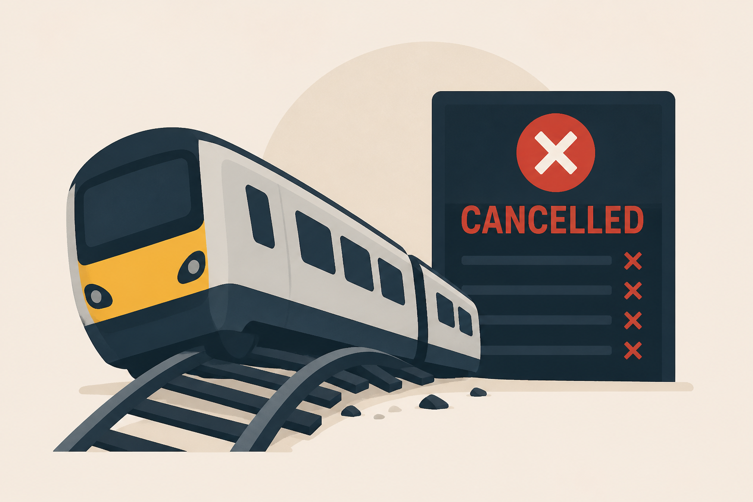 Derailed Essex train to London derails leads to cancellations