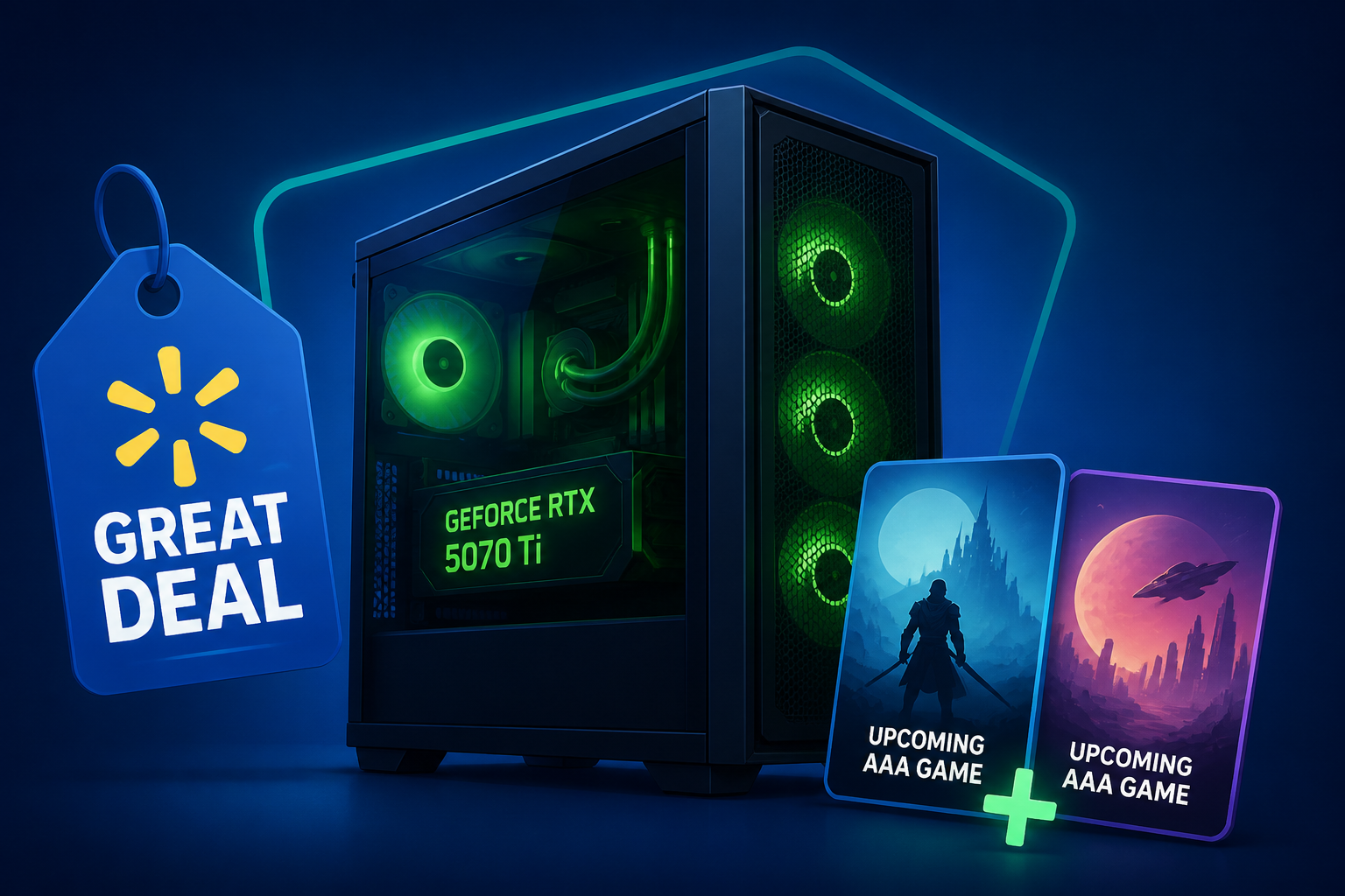 Walmart Is Offering a Great Deal on a GeForce RTX 5070 Ti Gaming PC, and It Includes Two Upcoming AAA Games