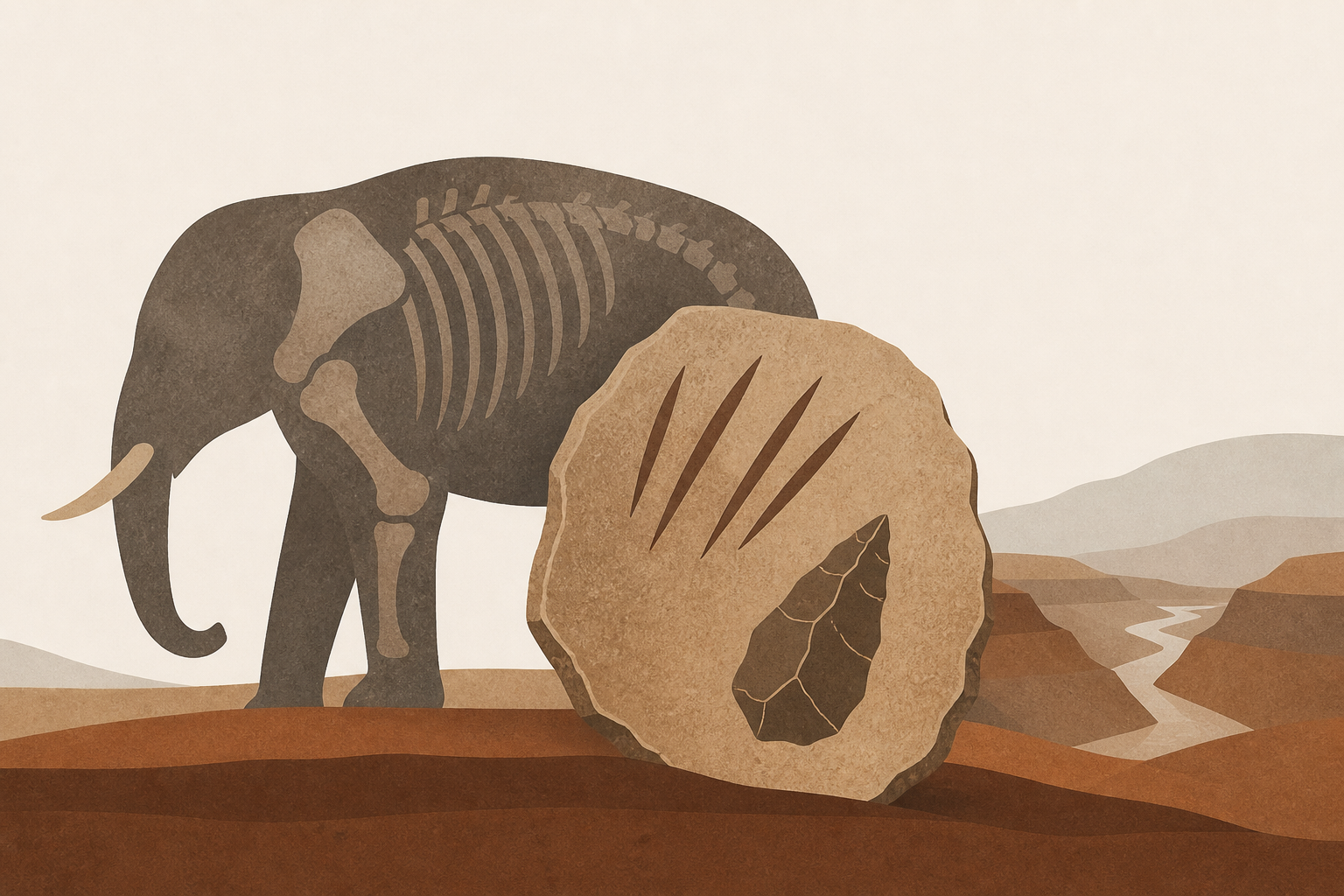'Earliest evidence' of elephant butchery at Olduvai Gorge shared in new study