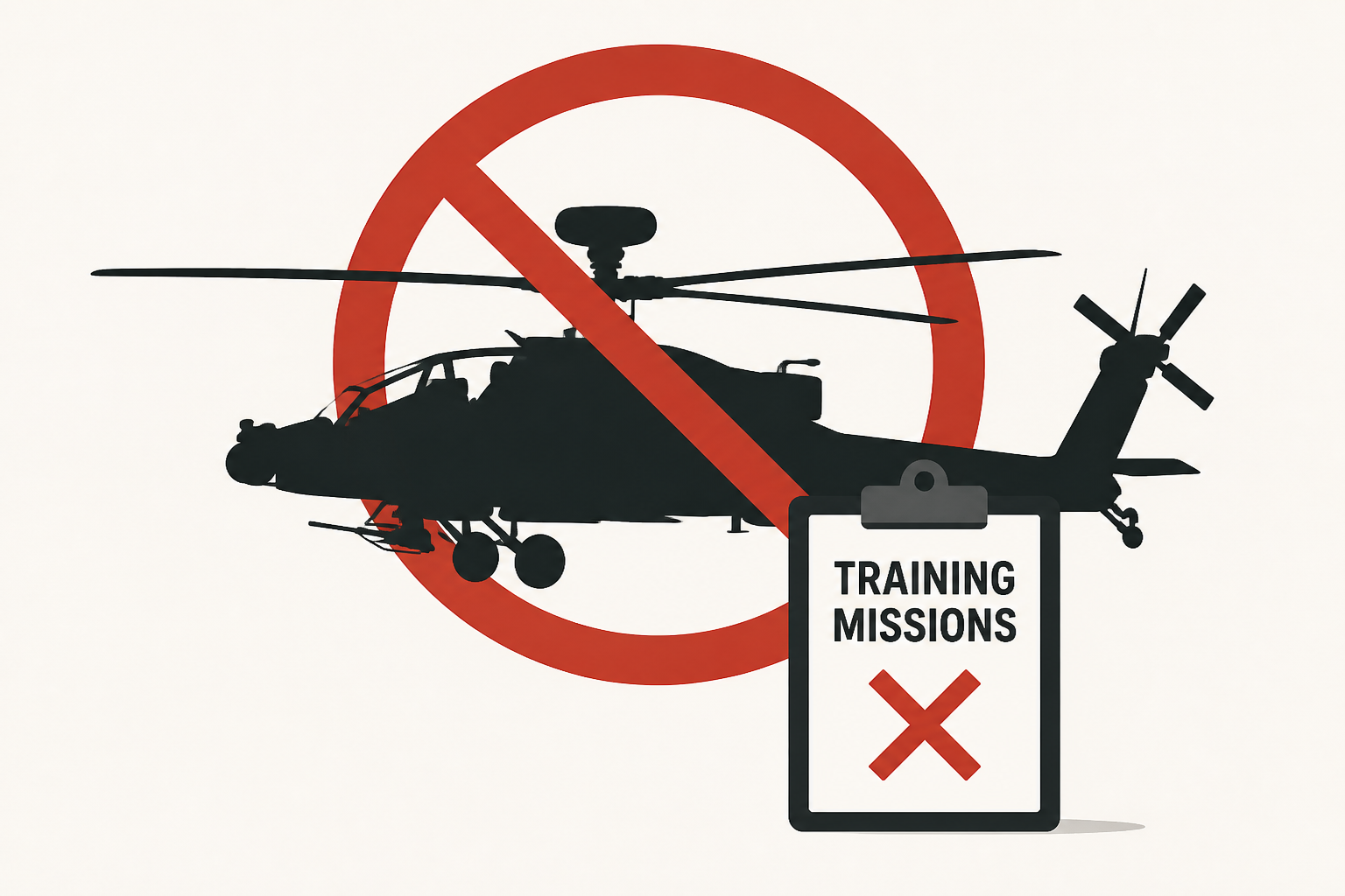 US Army grounds all Apache helicopter training missions after deadly crash in Texas